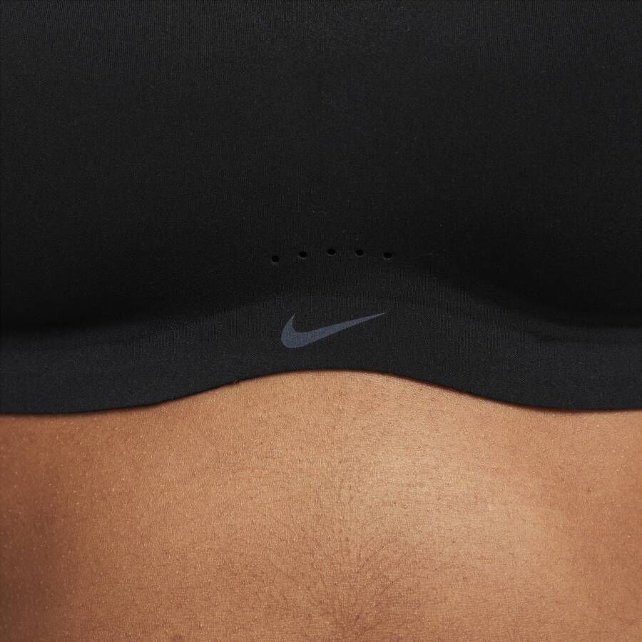 Nike Alate Minimalist Padded sport-bh met lichte ondersteuning Zwart