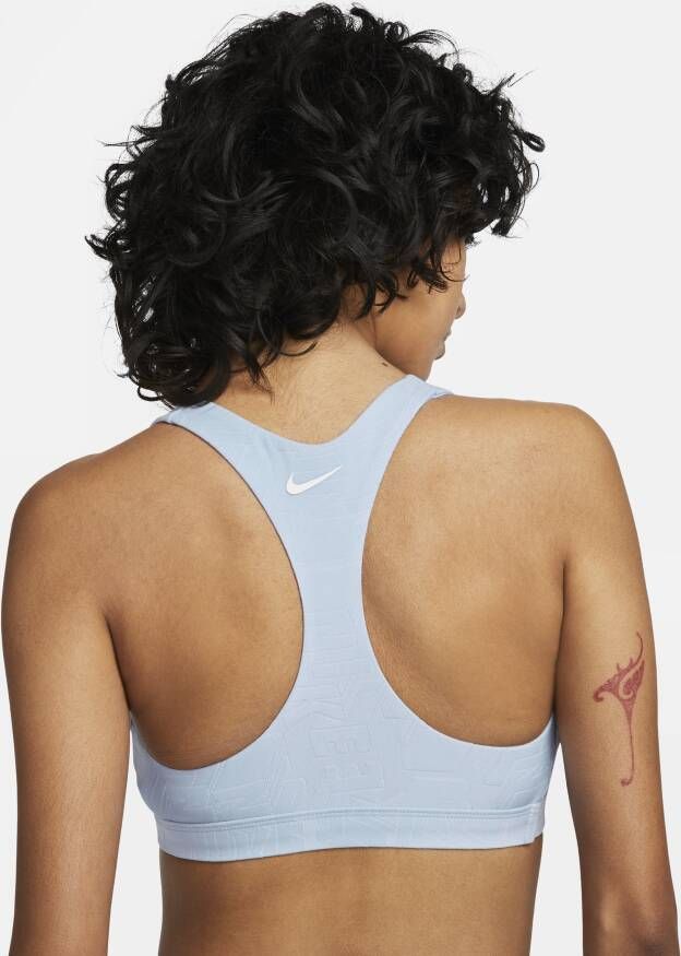 Nike bikinitop met uitsneden Blauw