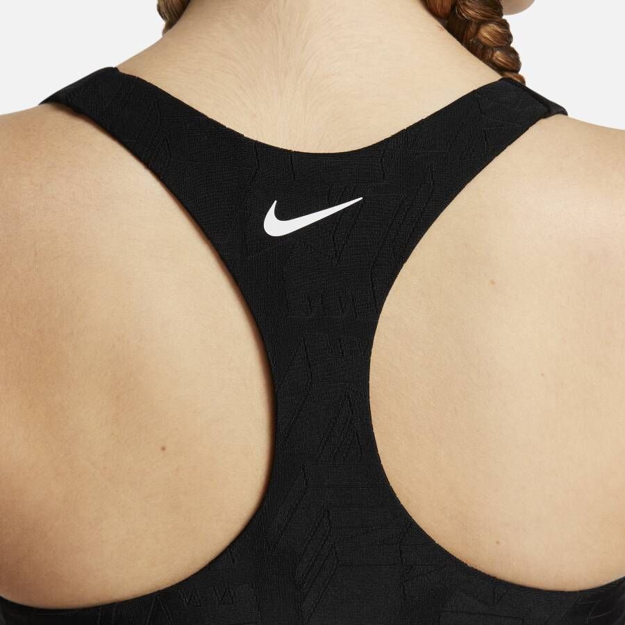 Nike bikinitop met uitsneden Zwart