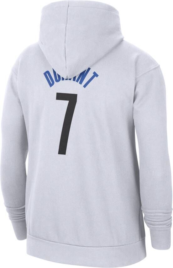 Nike Brooklyn Nets City Edition NBA-fleecehoodie voor heren Wit