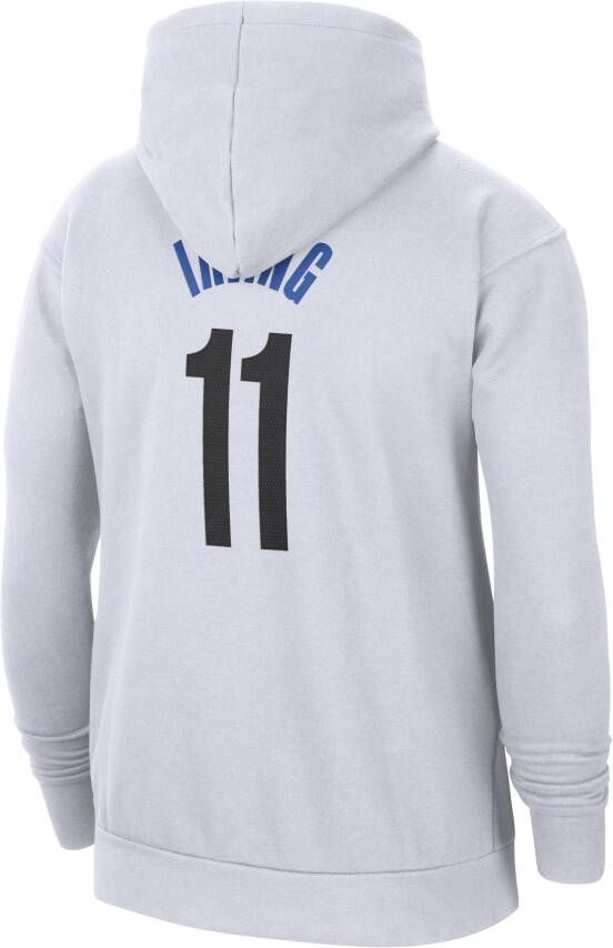 Nike Brooklyn Nets City Edition NBA-fleecehoodie voor heren Wit