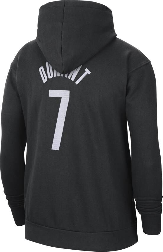 Nike Brooklyn Nets Essential NBA-fleecehoodie voor heren Zwart
