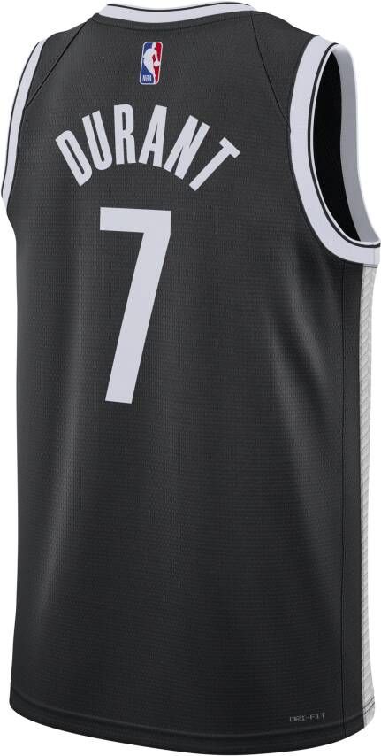 Nike Brooklyn Nets Icon Edition 2022 23 Dri-FIT Swingman NBA-jersey voor heren Zwart