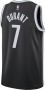 Nike Brooklyn Nets Icon Edition 2022 23 Dri-FIT Swingman NBA-jersey voor heren Zwart - Thumbnail 2