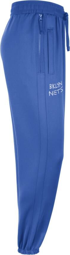 Nike Brooklyn Nets Showtime City Edition Dri-FIT NBA-herenbroek Blauw