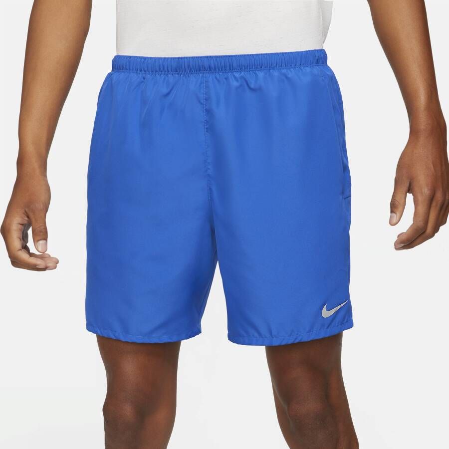 Nike Challenger Hardloopshorts met binnenbroek voor heren (18 cm) Blauw - Foto 2