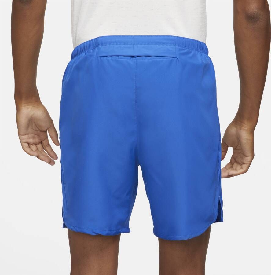 Nike Challenger Hardloopshorts met binnenbroek voor heren (18 cm) Blauw - Foto 3