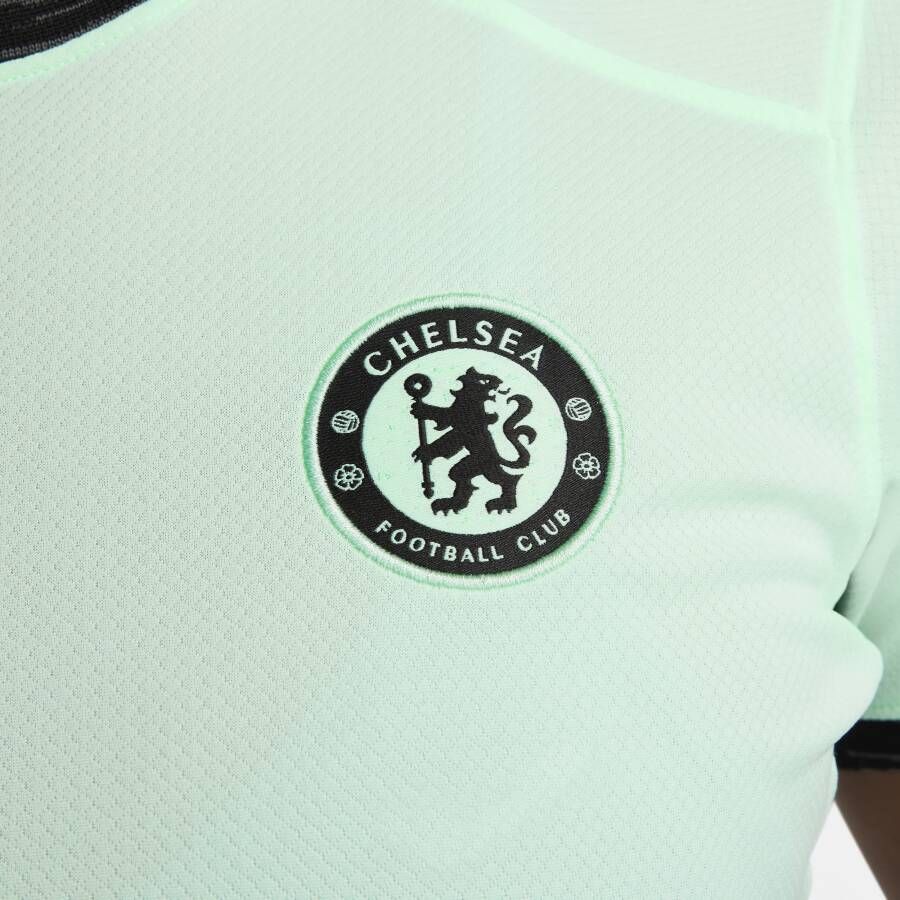 Nike Chelsea FC 2023 24 Stadium Derde Dri-FIT voetbalshirt voor dames Groen