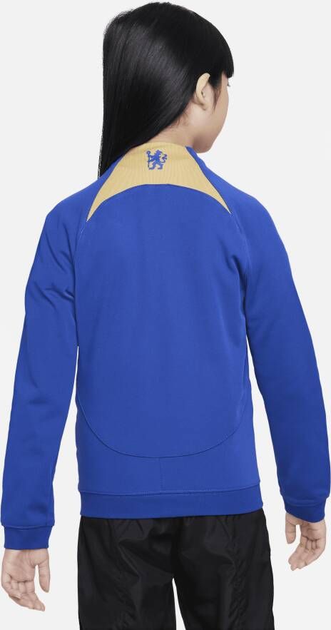 Nike Chelsea FC Academy Pro Knit voetbaljack voor kids Blauw
