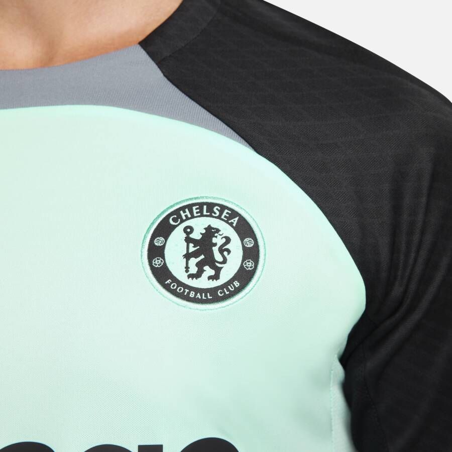 Nike Chelsea FC Strike Derde Dri-FIT knit voetbaltop met korte mouwen voor heren Groen