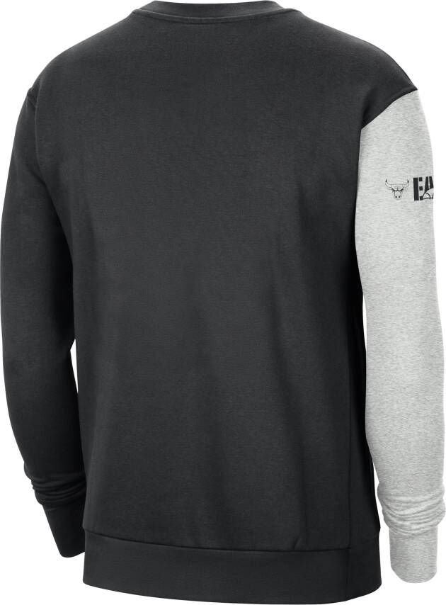 Nike Chicago Bulls Courtside NBA-sweatshirts van fleece voor heren Zwart