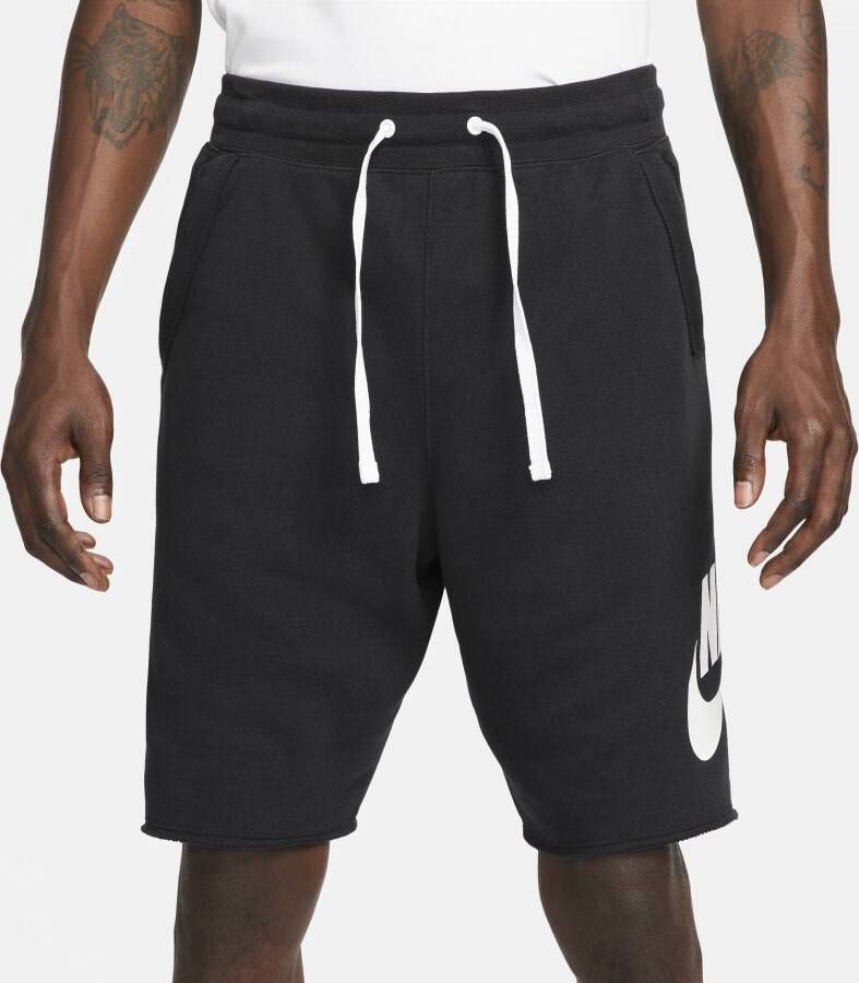 Nike Club Alumni Herenshorts van sweatstof Zwart