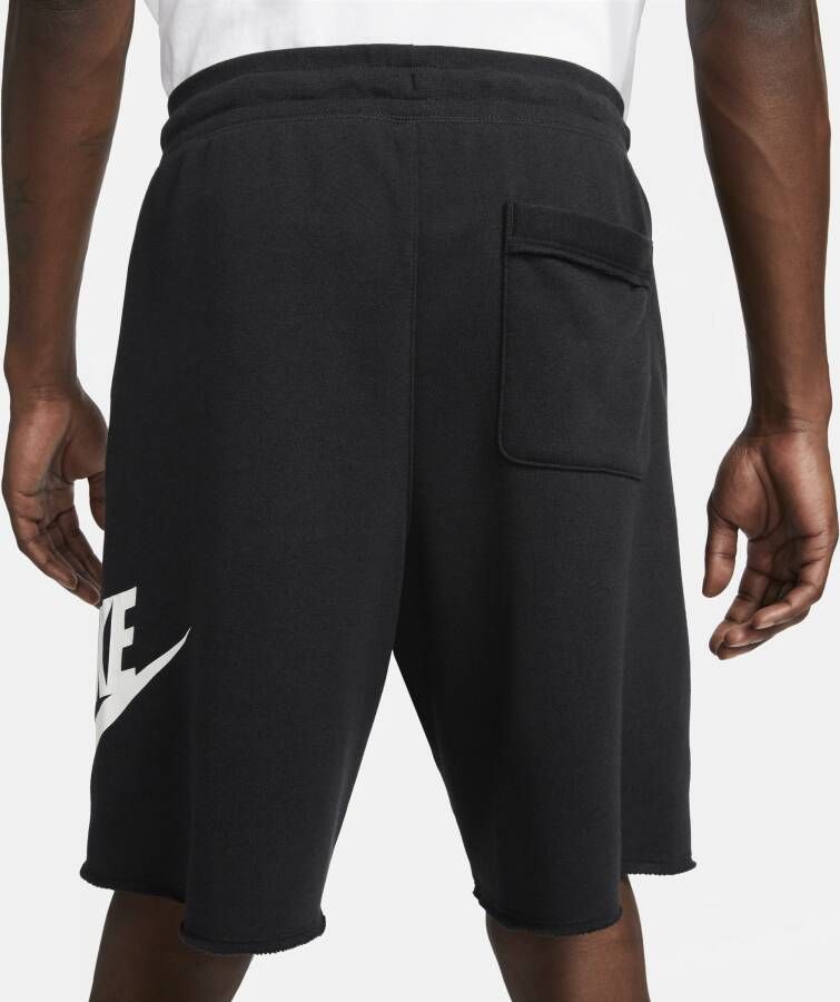 Nike Club Alumni Herenshorts van sweatstof Zwart