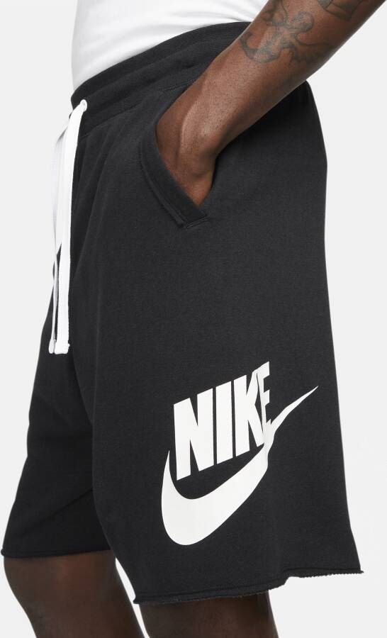 Nike Club Alumni Herenshorts van sweatstof Zwart - Foto 4