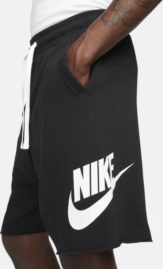 Nike Club Alumni Herenshorts van sweatstof Zwart