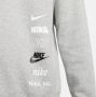 Nike Club Fleece+ Geborstelde herentop met ronde hals Grijs - Thumbnail 4