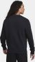 Nike Club Fleece+ Geborstelde herentop met ronde hals Zwart - Thumbnail 4