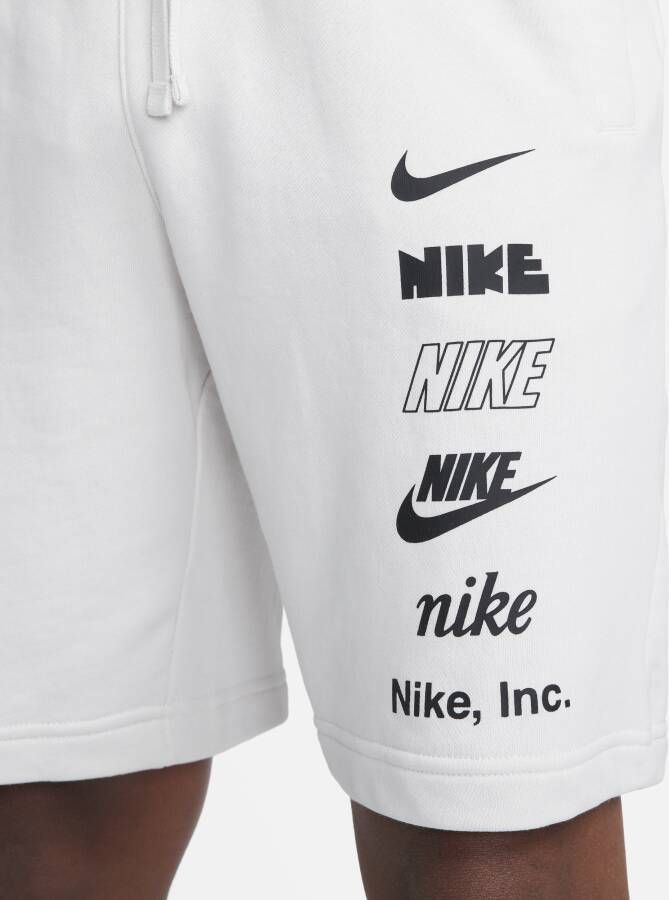 Nike Club Fleece Herenshorts van sweatstof Grijs
