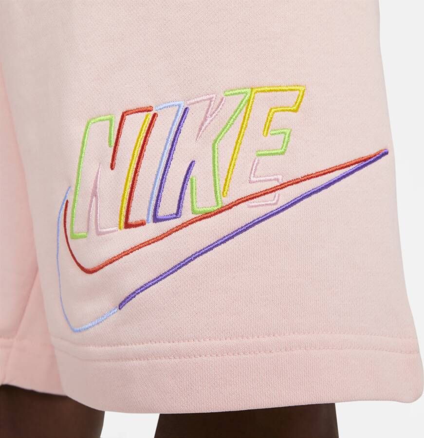 Nike Club Fleece Herenshorts van sweatstof Roze