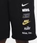 Nike Club Fleece Herenshorts van sweatstof Zwart - Thumbnail 4