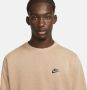 Nike Club Fleece Herentop met ronde hals Bruin - Thumbnail 3