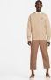 Nike Club Fleece Herentop met ronde hals Bruin - Thumbnail 5