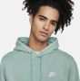 Nike Club Fleece Hoodie voor heren Blauw - Thumbnail 3