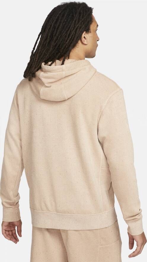 Nike Club Fleece Hoodie voor heren Bruin