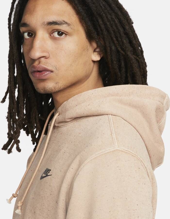Nike Club Fleece Hoodie voor heren Bruin