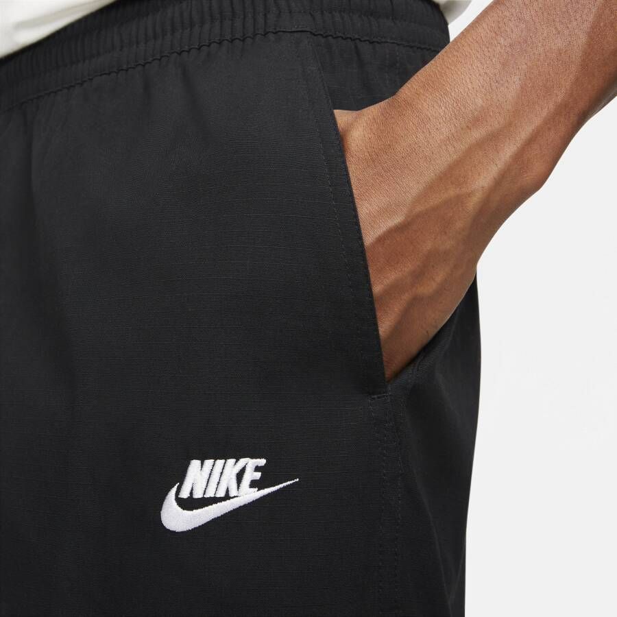 Nike Club Geweven cargobroek voor heren Zwart