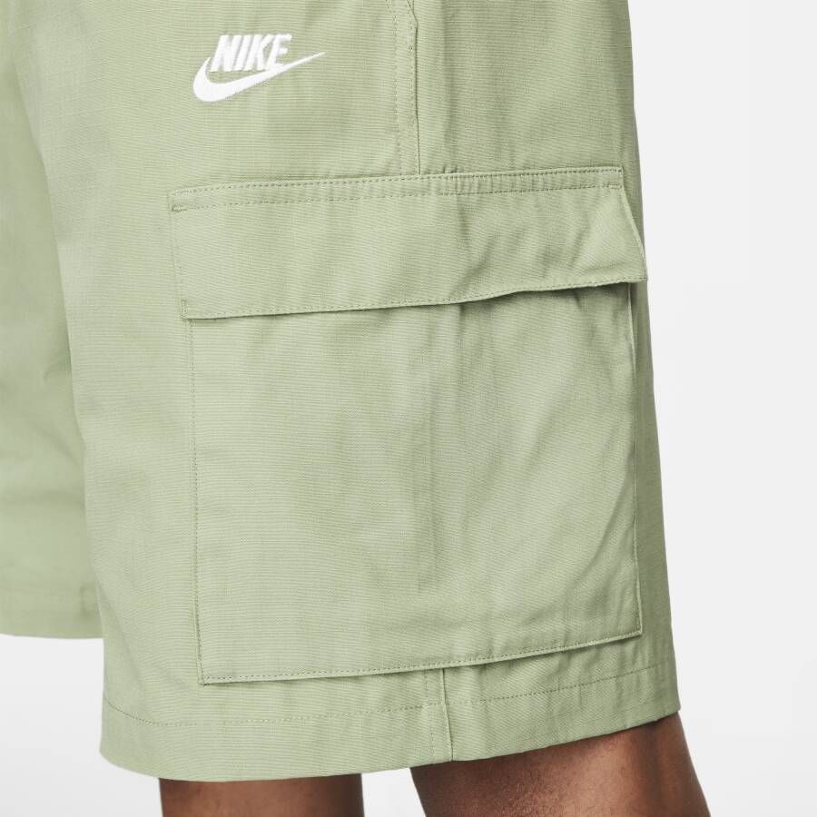 Nike Club geweven cargoshorts voor heren Groen