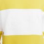 Nike Club herenshirt van sweatstof met kleurblokken en ronde hals Geel - Thumbnail 4