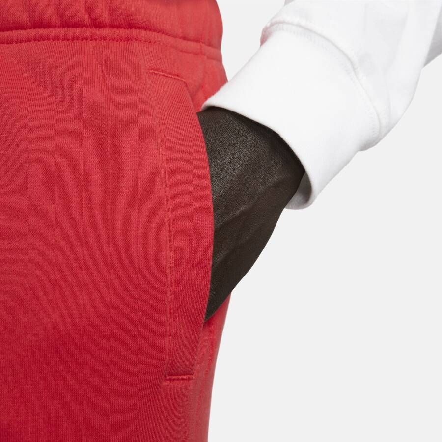 Nike Club herenshorts van sweatstof Rood