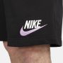 Nike Zwarte Korte Trainingsbroek Black Heren - Thumbnail 4