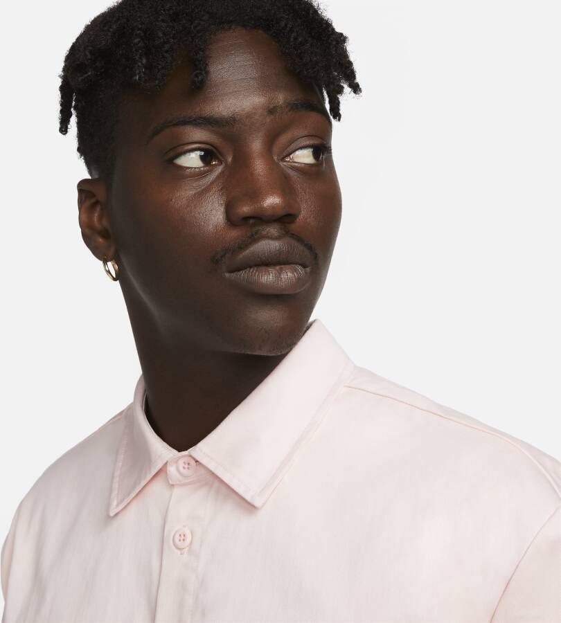 Nike Club Herentop met korte mouwen en knoopsluiting Roze - Foto 3