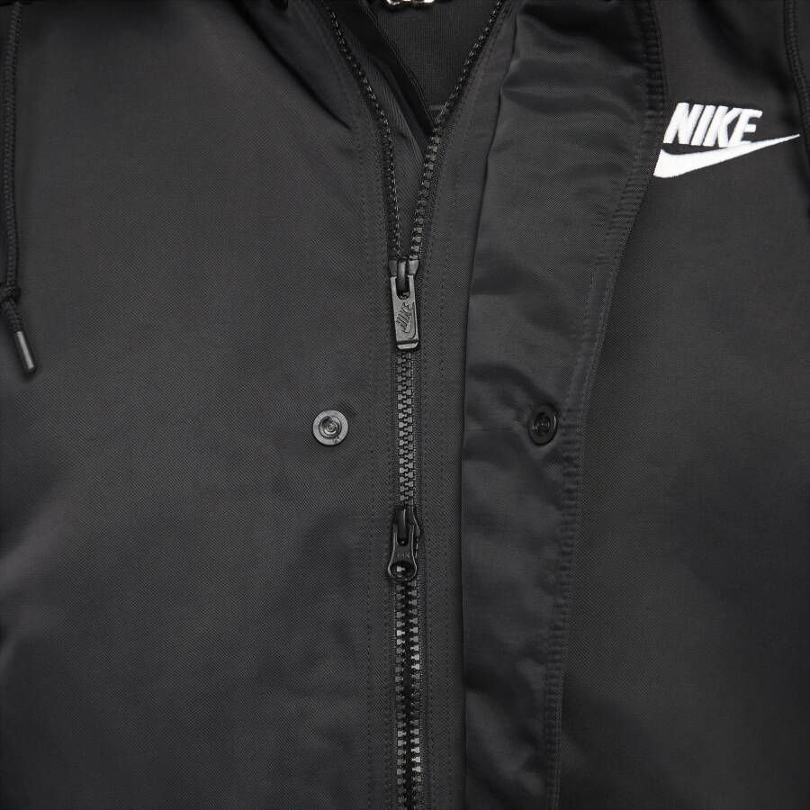Nike Club stadionparka voor heren Zwart