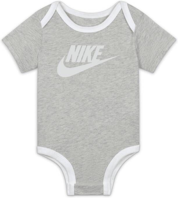 Nike Core Bucket Hat and Bodysuit Set Tweedelige babyset Grijs