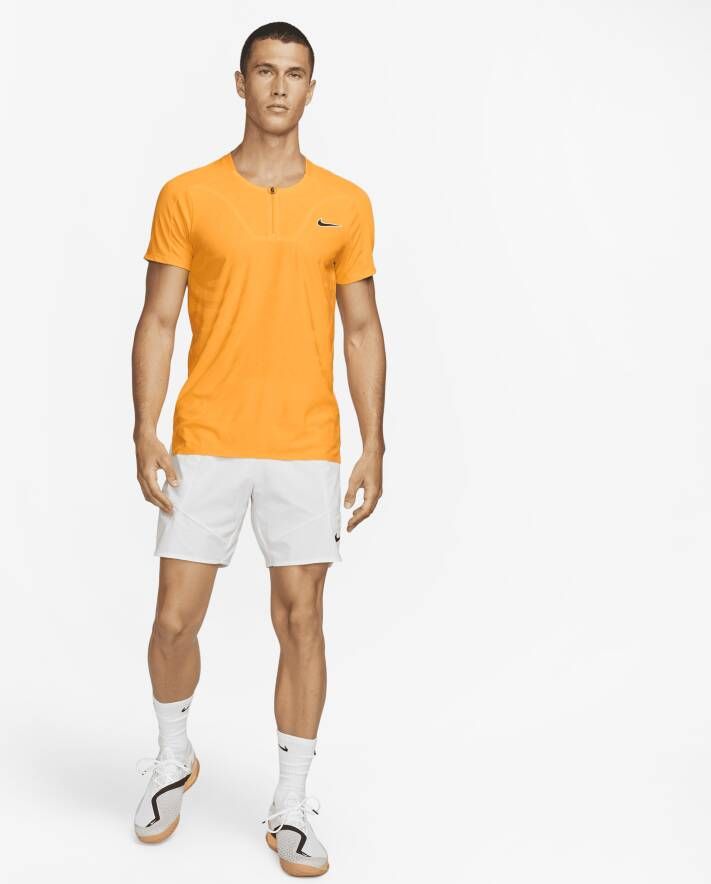 Nike Court Dri-FIT ADV Slam tennispolo voor heren Geel