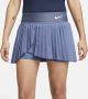 Nike Court Dri-FIT Advantage Tennisrok met plooien Blauw - Thumbnail 2