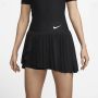 Nike Court Dri-FIT Advantage Tennisrok met plooien Zwart - Thumbnail 2