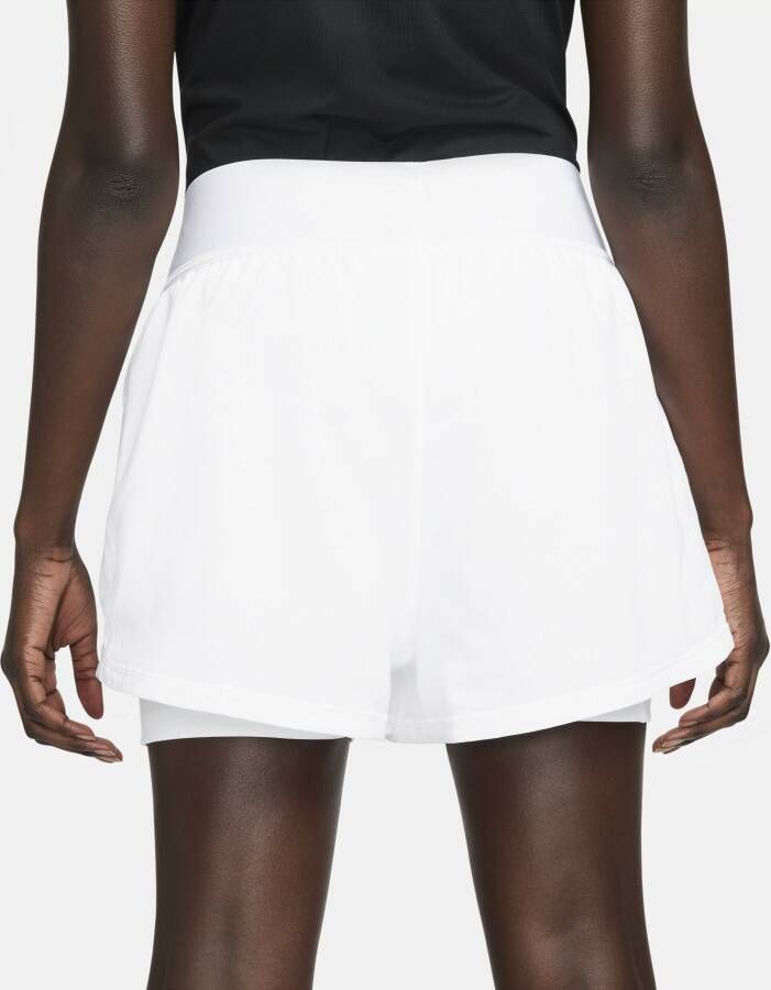 Nike Court Dri-FIT Advantage Tennisshorts voor dames Wit