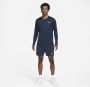 Nike Court Dri-FIT Advantage Tennistop met halflange rits voor heren Blauw - Thumbnail 4