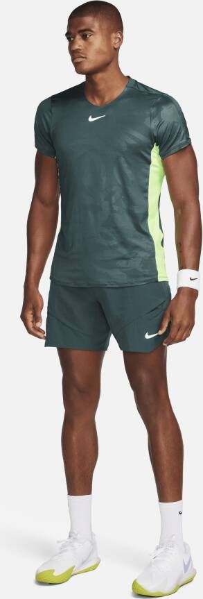 Nike Court Dri-FIT Advantage Tennistop voor heren Groen