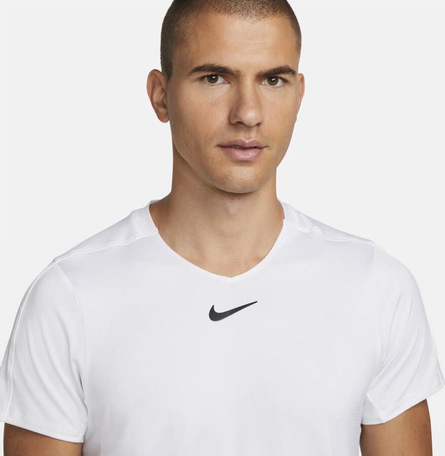 Nike Court Dri-FIT Advantage Tennistop voor heren Wit