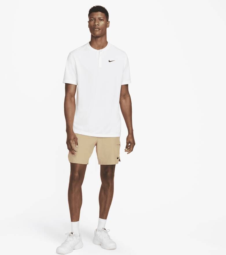 Nike Court Dri-FIT Blade Tennispolo voor heren Wit