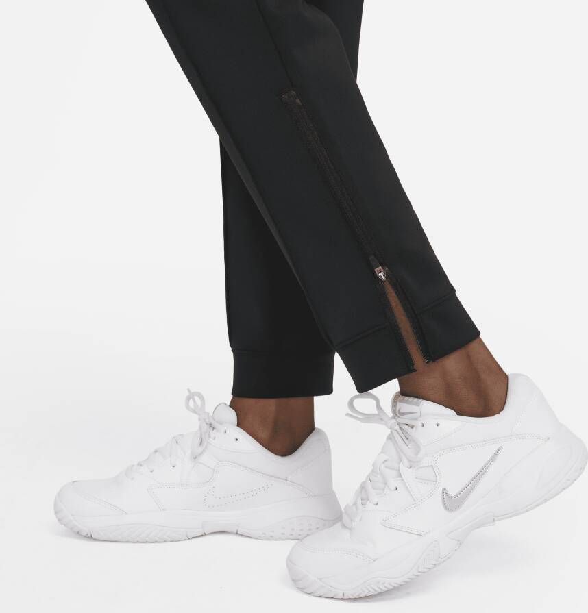 Nike Court Dri-FIT Knit tennisbroek voor dames Zwart