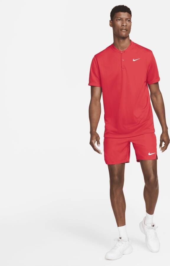 Nike Court Dri-FIT Blade Tennispolo voor heren Rood