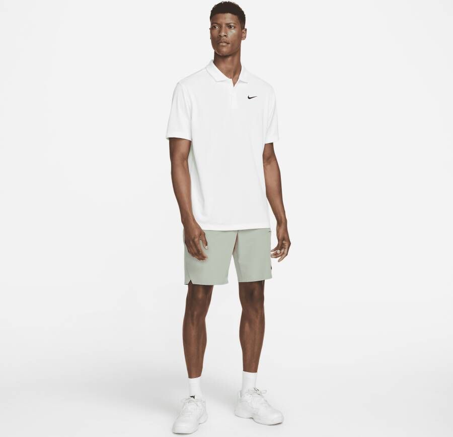 Nike Court Dri-FIT Tennispolo voor heren Wit