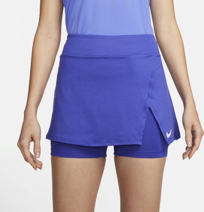 Nike Court Dri-FIT Victory Tennisrok Blauw
