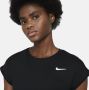 Nike Court Dri-FIT Victory Tennistop met korte mouwen voor dames Zwart - Thumbnail 3